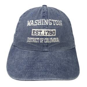 Washington District Of Columbia Slideback Hat Blue One Size Newhattan